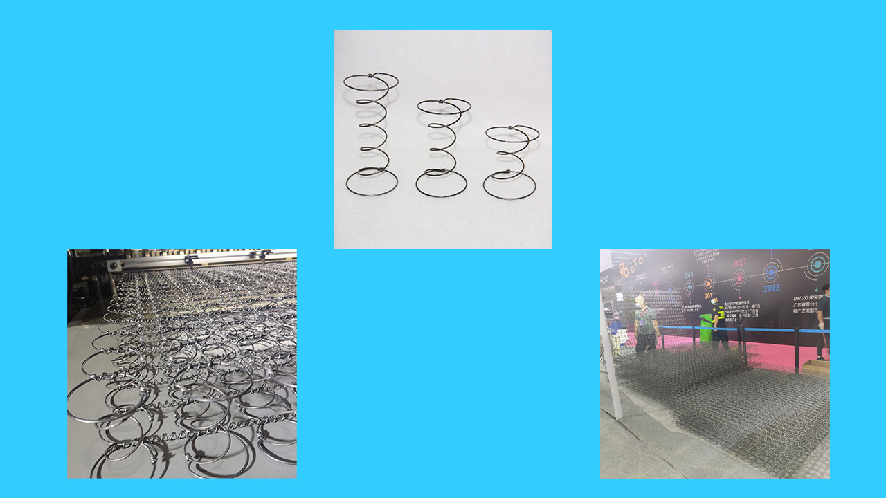 65mm - 90mm Dia Mattress Spring Making Machine Servo Control