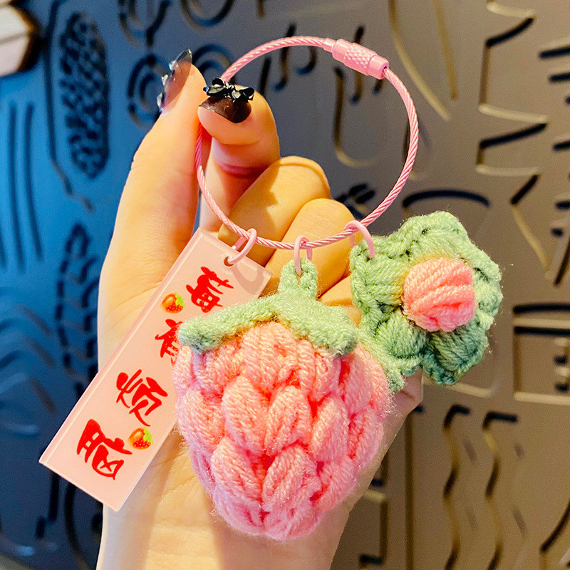 Cute Pom Pom Tassel Boho Purse Charms For Handbags Backpack Keyring Keychain Waist Chain For Women