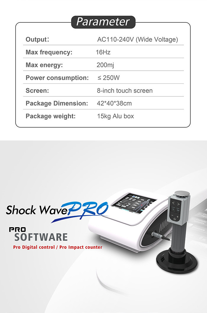 Portable Electromagnetic Therapy Machine For ED Treament Cellulite Reduction/ESWT Therapy Machine