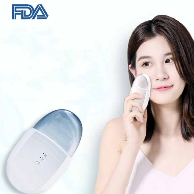 Ionic Vibrating Radio Frequency Skin Device Heated Eye Massager 42 Degree