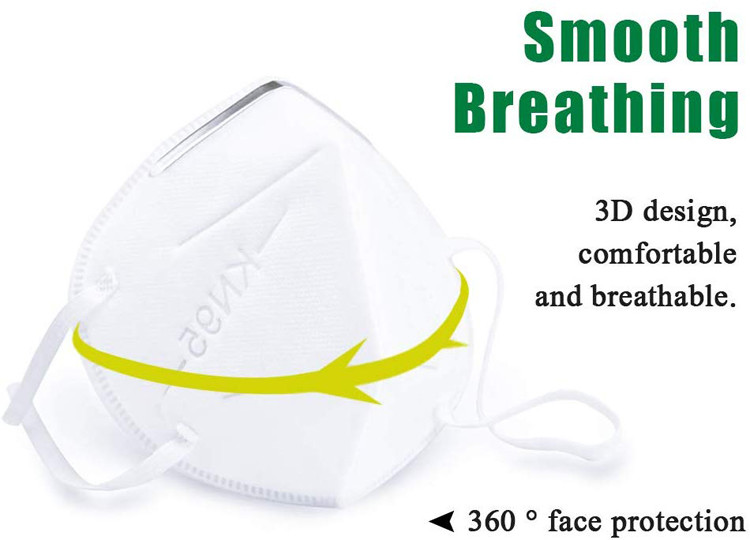 Breathable KN95 Face Mask Disposable Hospital Use Anti Pollution For Protection