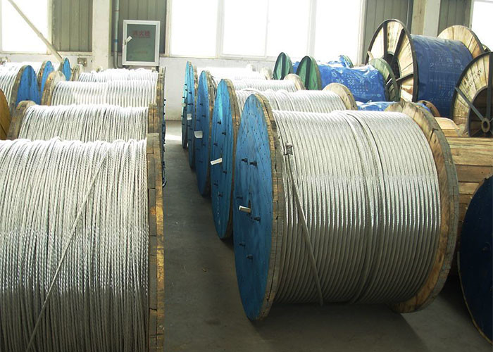 Galvanized Steel Stranded Bare Aluminum Conductor AAC AAAC High Precision