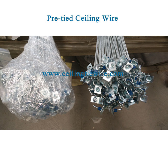3.7mm 8 Feet Ceiling Grid Tie Wire 9 Gauge Hanger Wire Zinc Coated