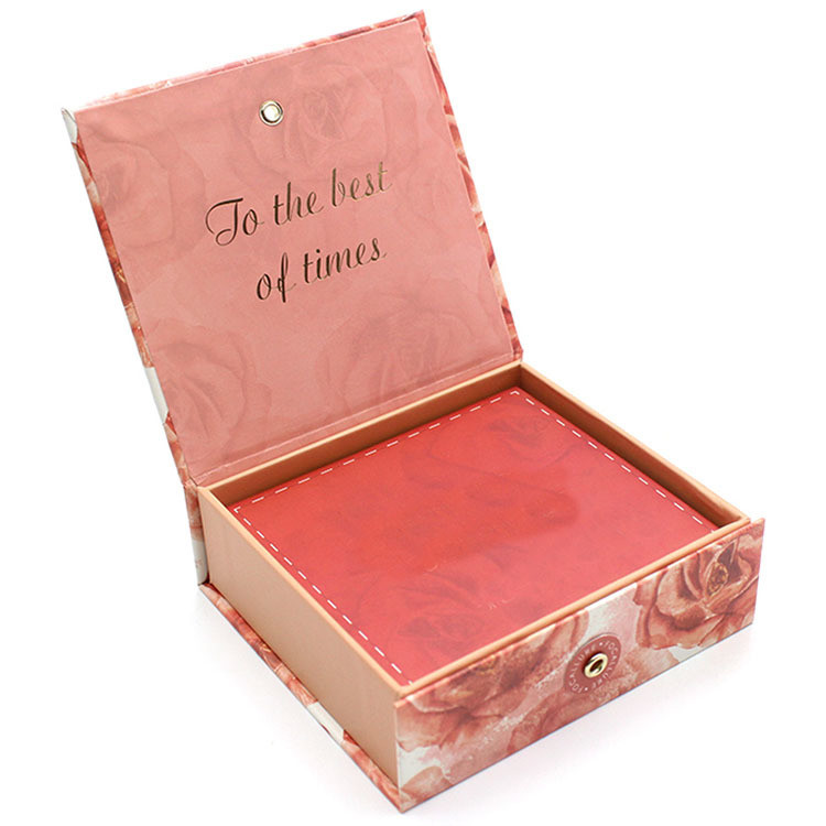 Drawer Pull Out Cardboard Packaging Box For Serum Essential Oil Cosmetic Gift Set Kit
