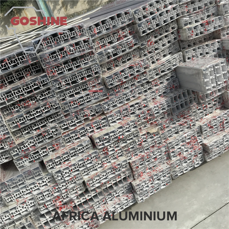 Aluminum profile manufacturer curtain walling contractors system profile for Libya