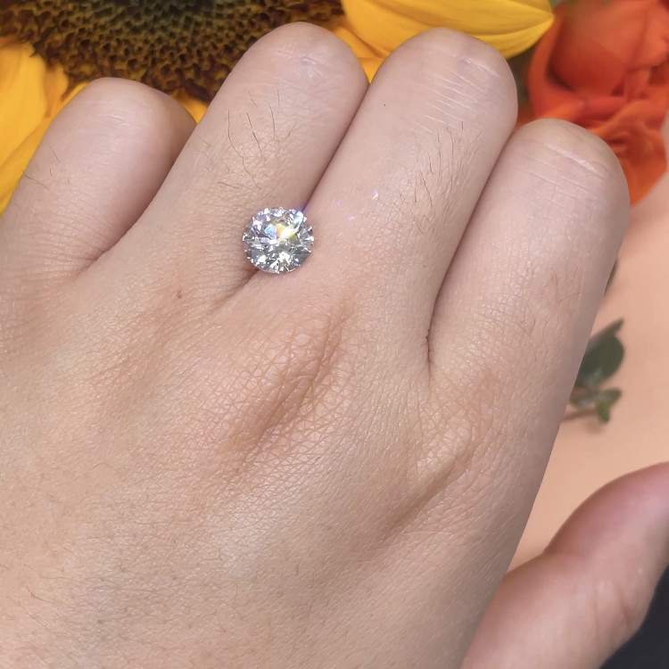 High Clarity Round Shape CVD Lab Grown Diamond IGI Certified Loose Stone 3.5-4CT