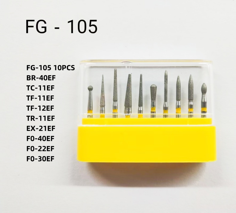 FG High Speed Polishing Rotary Bur Surgical Stainess Steel Dental Diamond Burs