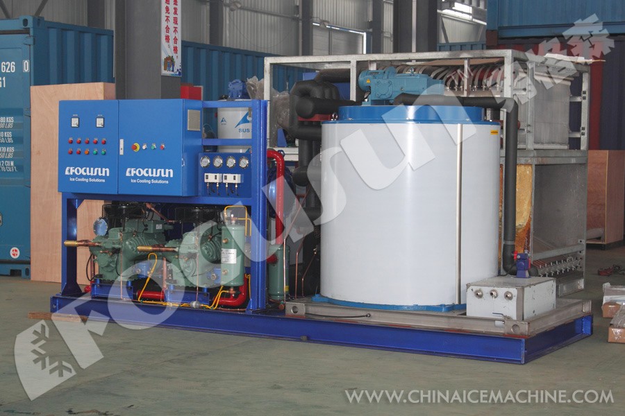 20 Tons Flake Ice Machine for Fishery Best Water Cooling Local Service Location None