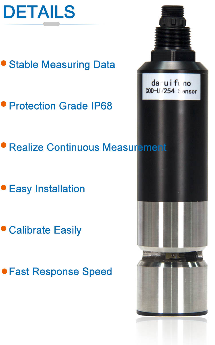 Digital BOD, TOC ,Turbidity COD Sensor For Water Treatment Plant Measuring