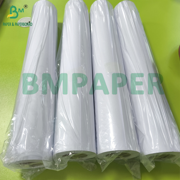 24 x 150 CAD Paper Rolls, 20 lb Bond Paper 2" Core CAD Ink Jet Printing