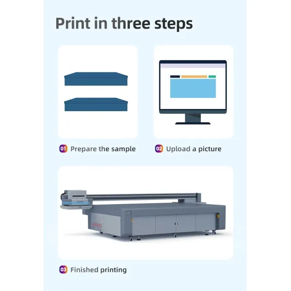 Advanced UV LED Flatbed Printer for Versatile Material Printing