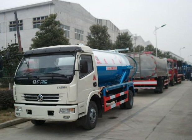 Top Designed dongfeng high pressure Special Purpose Truck cleaning fecal suction tanker truck
