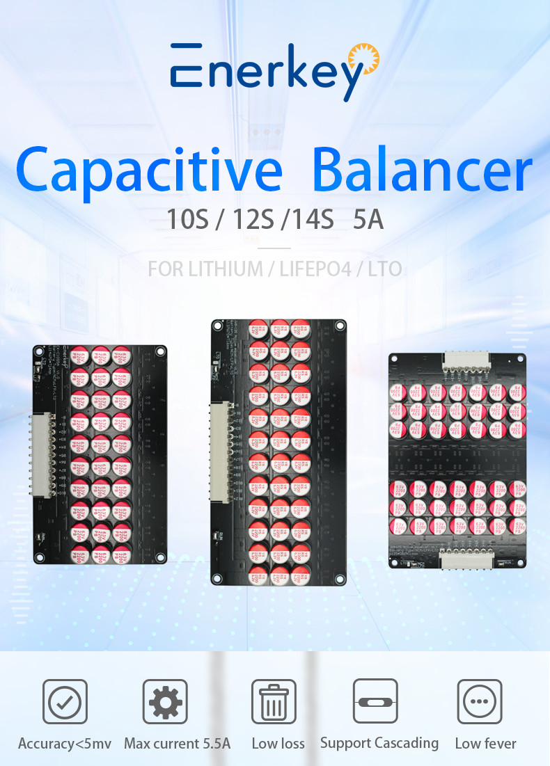 Lithium LFP Lto Battery 5A Active Equalizer Balancer 9S - 14S For Base Station Energy Storage