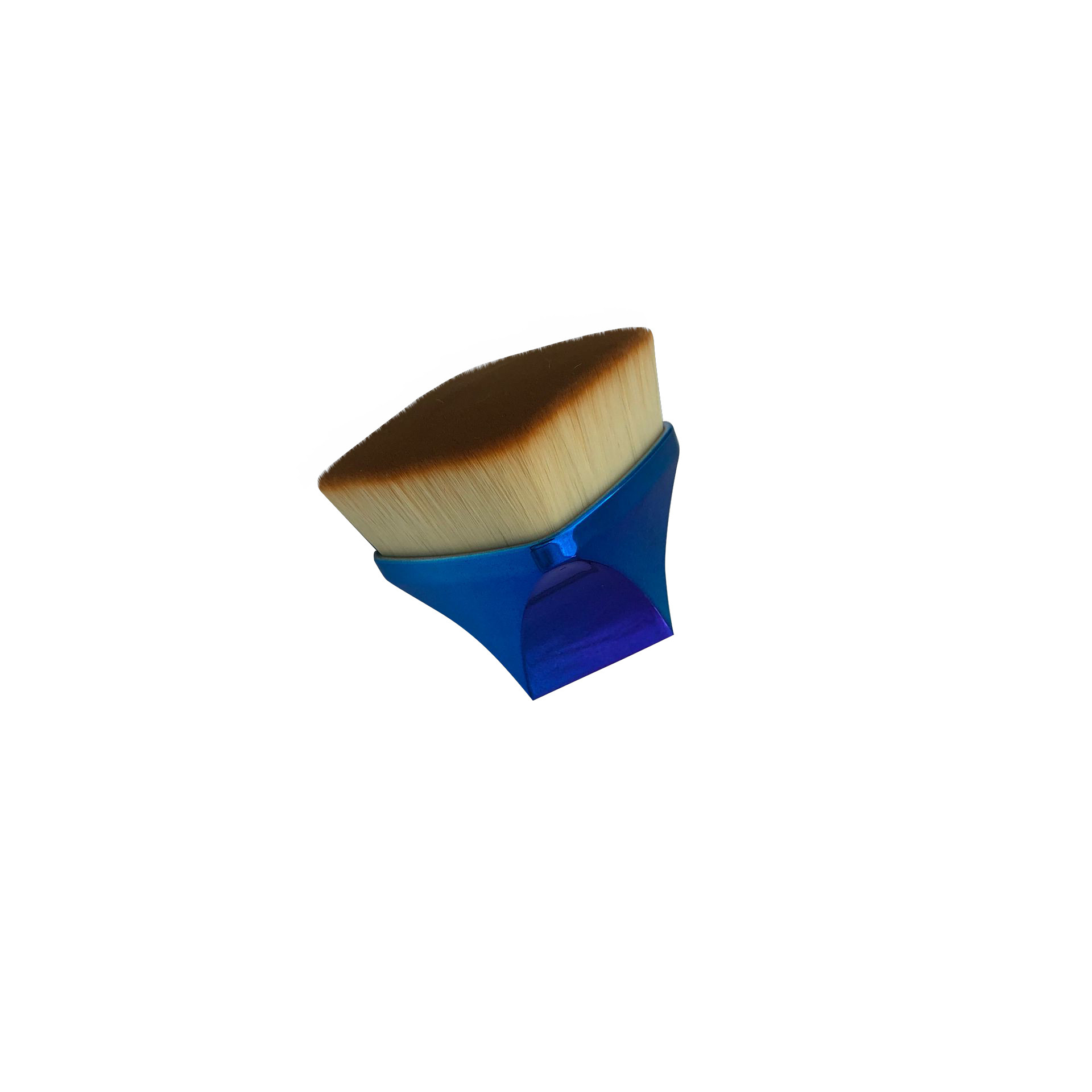 Mini Single Blue Round Kabuki Brush Liquid Foundation