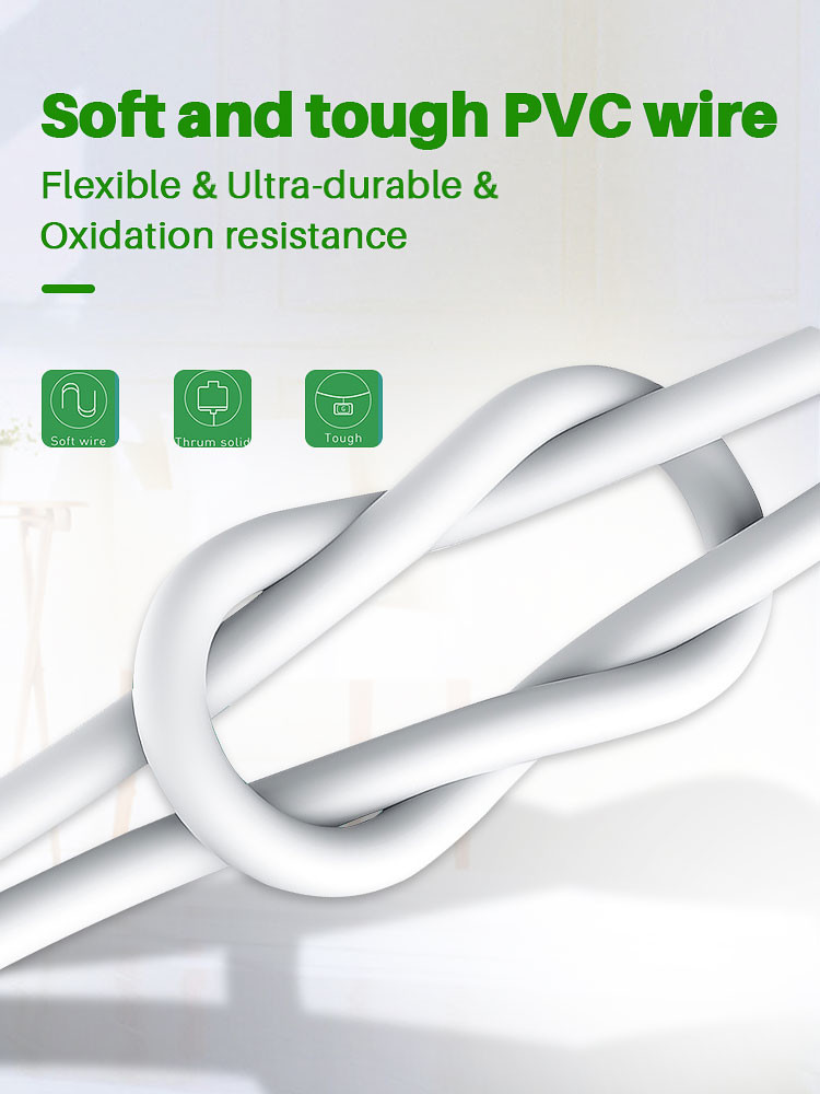 3m PVC Micro USB Data Transfer Cable Quick Charge