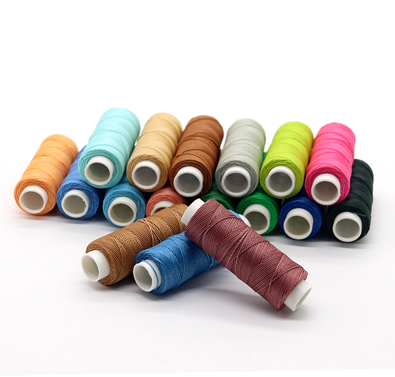 1mm 100% Polyester Leather Round Waxed Thread for Hand-sewn Leather Long-lasting