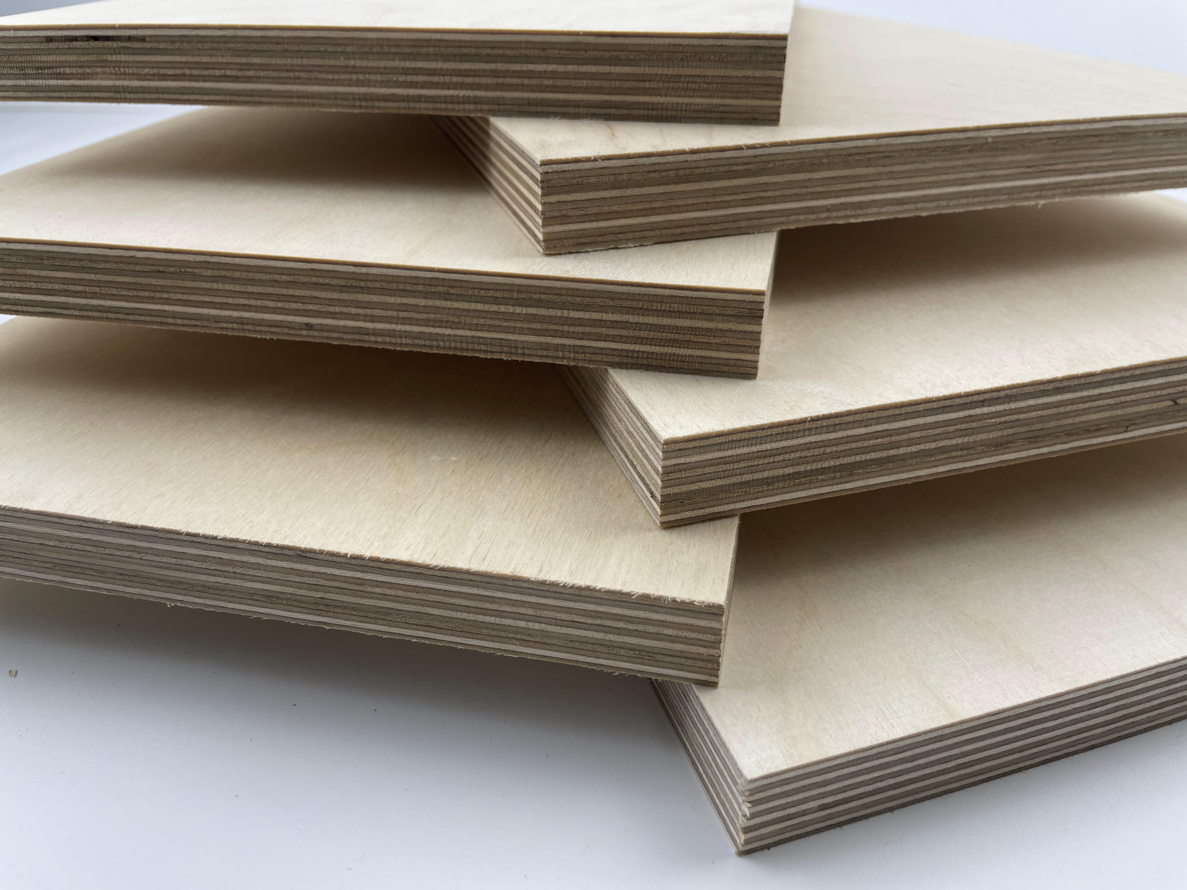 Hot Sale E0 Baltic Birch Plywood 6mm 9mm 12mm 15mm 18mm 24mm Full Birch Commercial Plywood Sheet 1200*2400mm