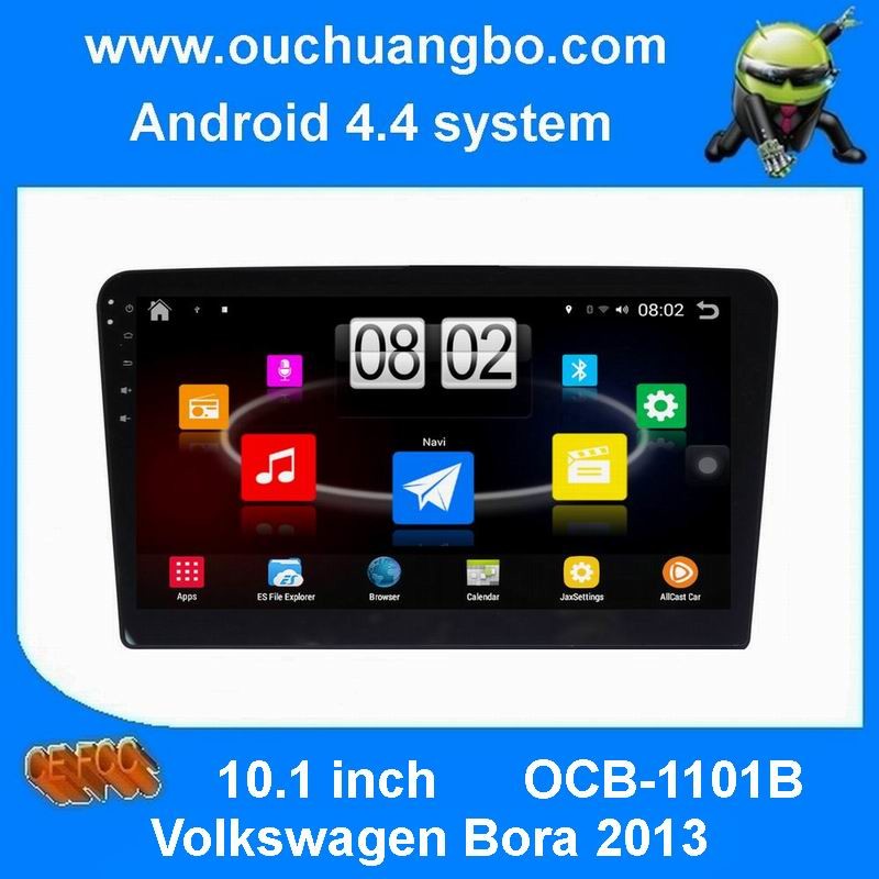 Ouchuangbo car dvd stereo gps navigation for Volkswagen Bora 2013 with USB DDR3 1GB SWC