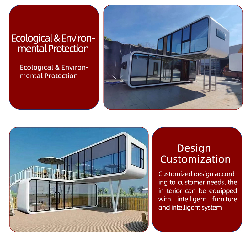 OEM/ODM Customized Color Apple Cabin for Hotel Restaurant and Portable Board Room