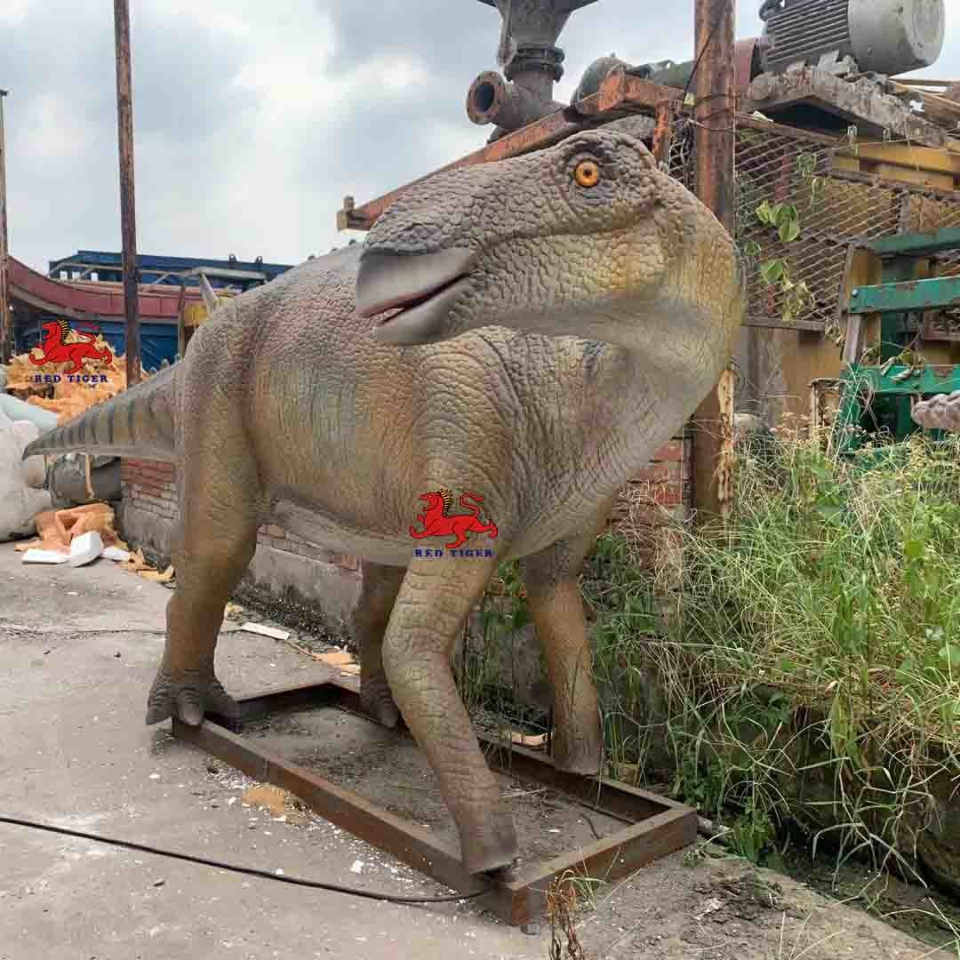 Animated Life Size Model Dinosaurs Weatherproof Iguanodon Dinosaur Model