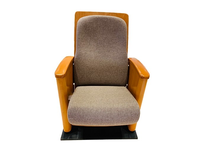 High Back Wooden Foldable Office Auditorium Theater Seating