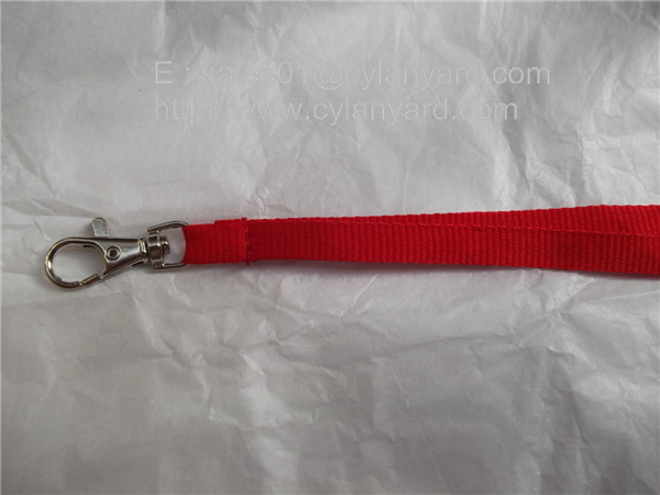 Dyed coloured polyester lanyards