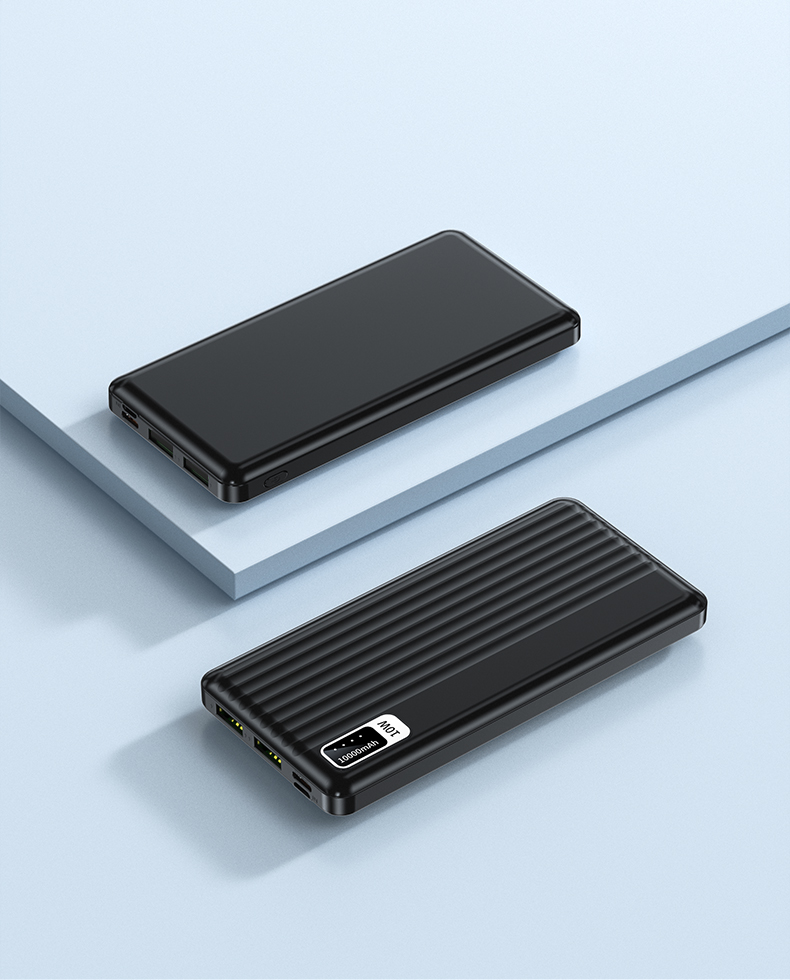 10W Output Power Micro USB Input Interface Ultra Slim 10000mah Power Bank for iPhone 15