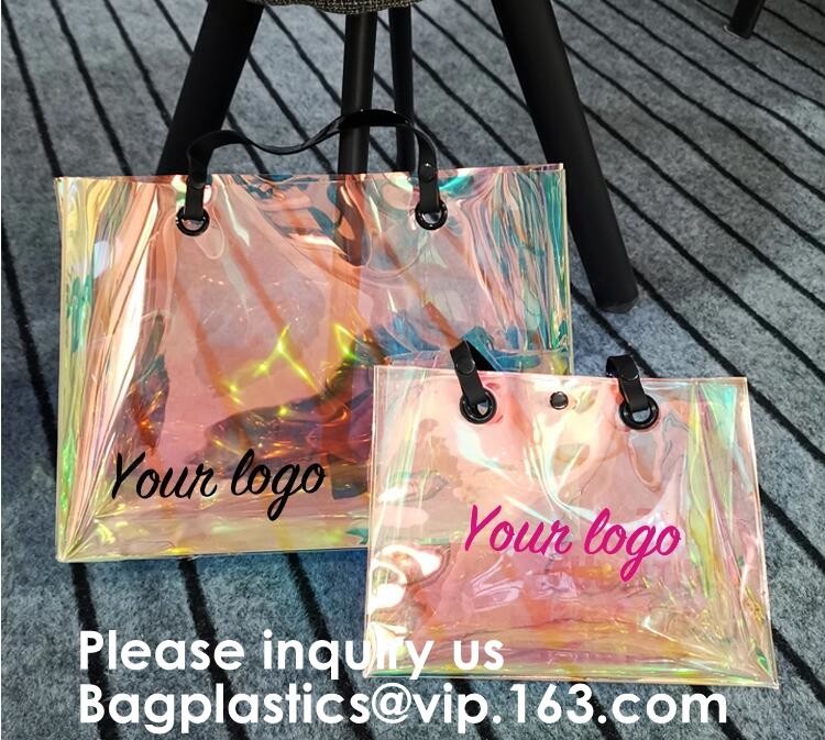 Fashion Neoprene Shopping Beach Tote Bag, Custom Waterproof Outdoor Beach Bean Bag, Promotional Clear Beach Bag
