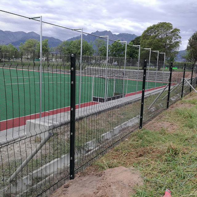 High Security Clear Vu Mesh Fence Panels / 358 Anti Climb Fence / Prison Fencing