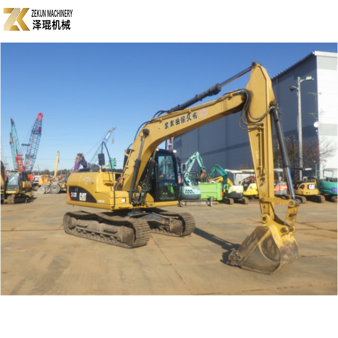 Secondhand 12T CAT 312D Excavator 0.52M3 Used Small Excavator
