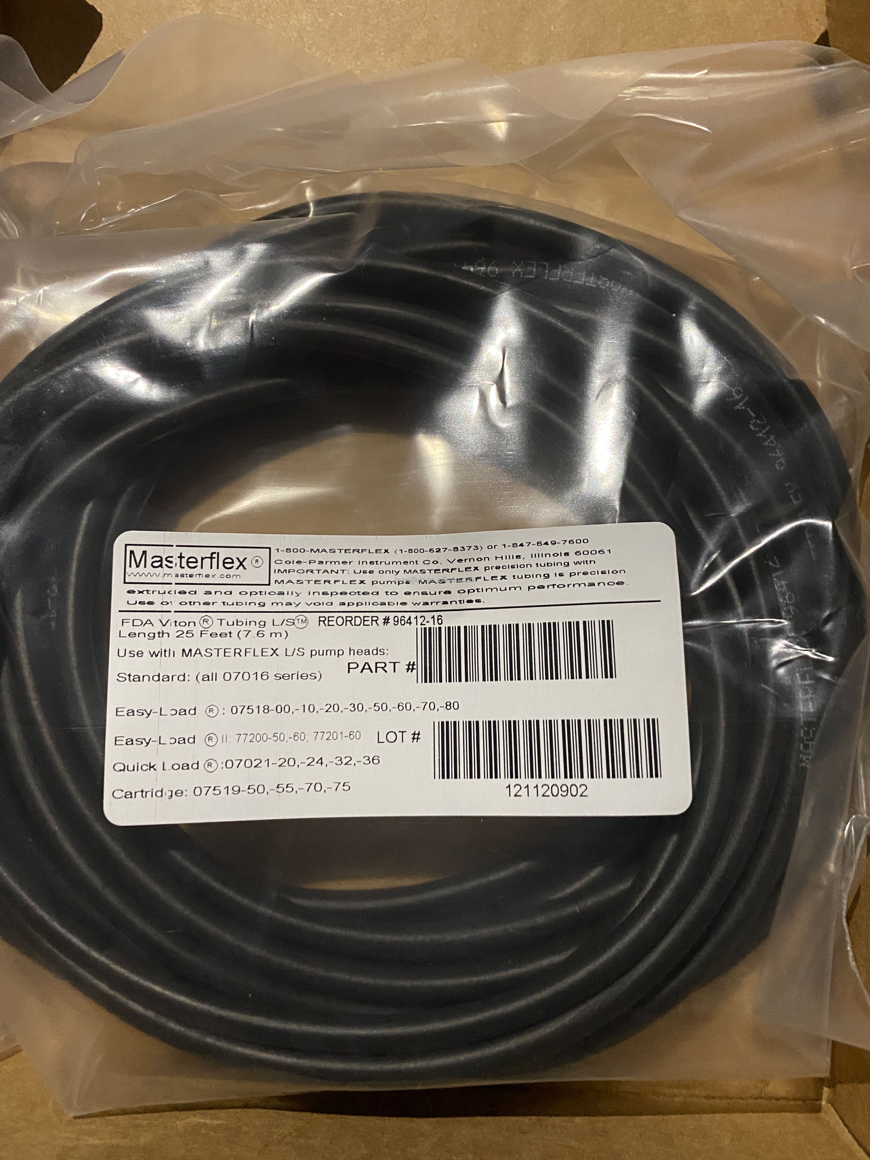 16 Peristaltic Pump Silicone Tube 96412 Peri Pump Tubing