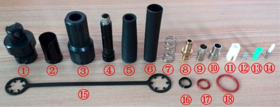 Fiber Optic Cable Connector MINI-SC Waterproof Connectors