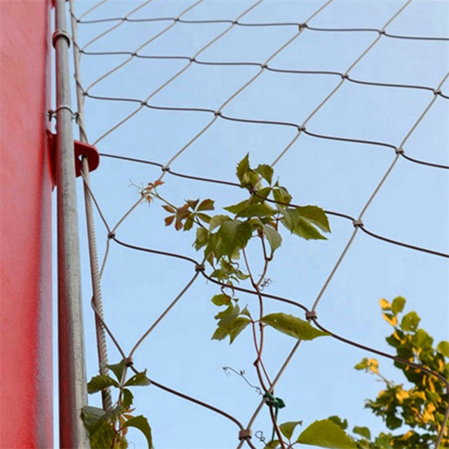 Customized Balustrade Cable Mesh Diamond Mesh Orientation for Customized In Width And Length
