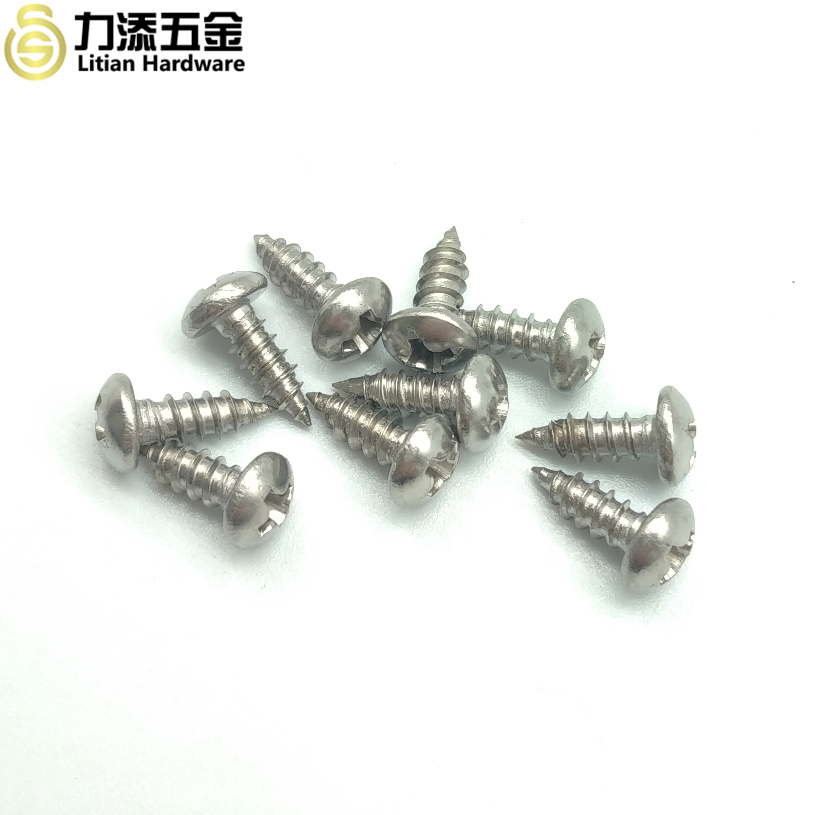 304 stainless steel cross large flat head tapping screws for mushroom head umbrella head tapping screws