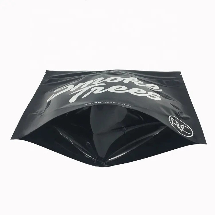 Aluminium Foil Exit Packaging Stand Up Pouch Child Resistant Mylar With Zipper