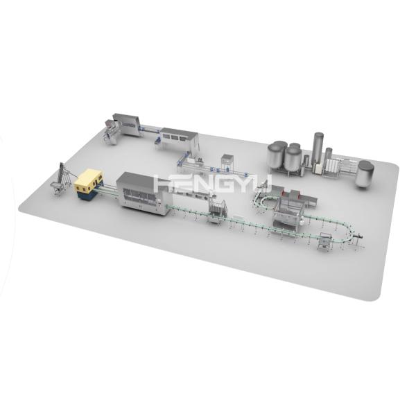 Full Automatic Efficient Linked Production Intelligent Washing Filling and Capping 3 in 1 Water Filling Machine