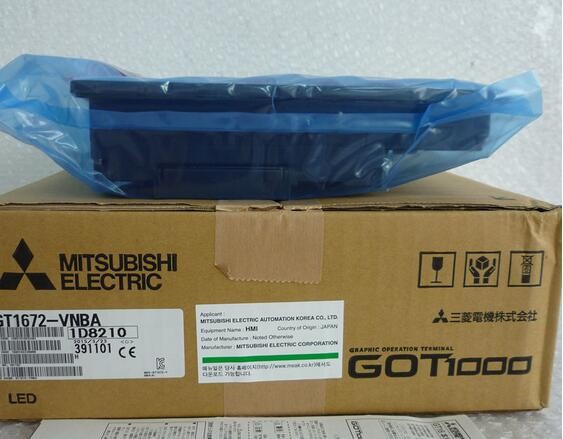 GT1672-VNBA Mitsubishi Human Machine Interface Touch Screen GOT main units 10.4" (VGA:640×480 dots) (100-240V AC) NN