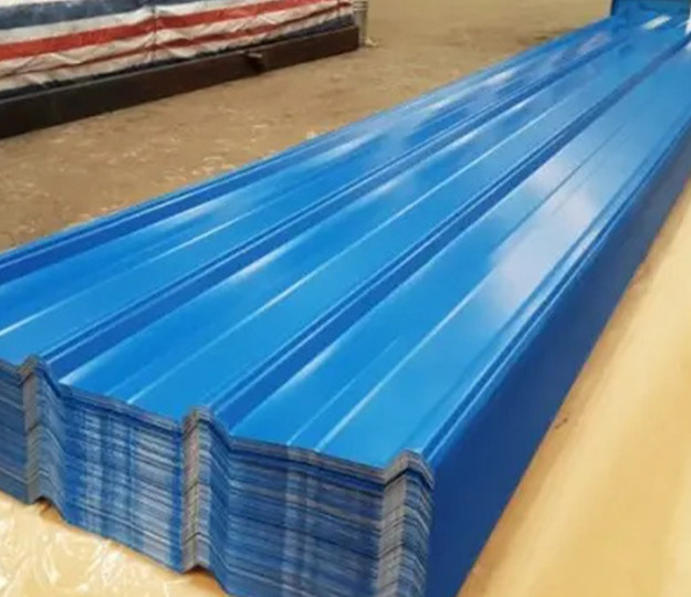ASTM GB JIS Colored Corrugated Metal Sheets AZ100 S320GD 0.85mm