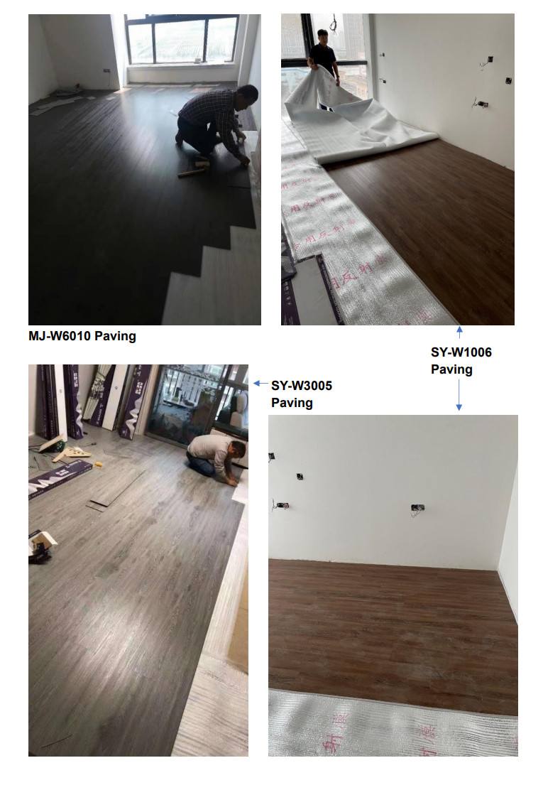 4mm Stone Plastic Composite Flooring Eco Friendly Unilin Click Oak Burlywood Wood Grain GKBM DG-W50001B