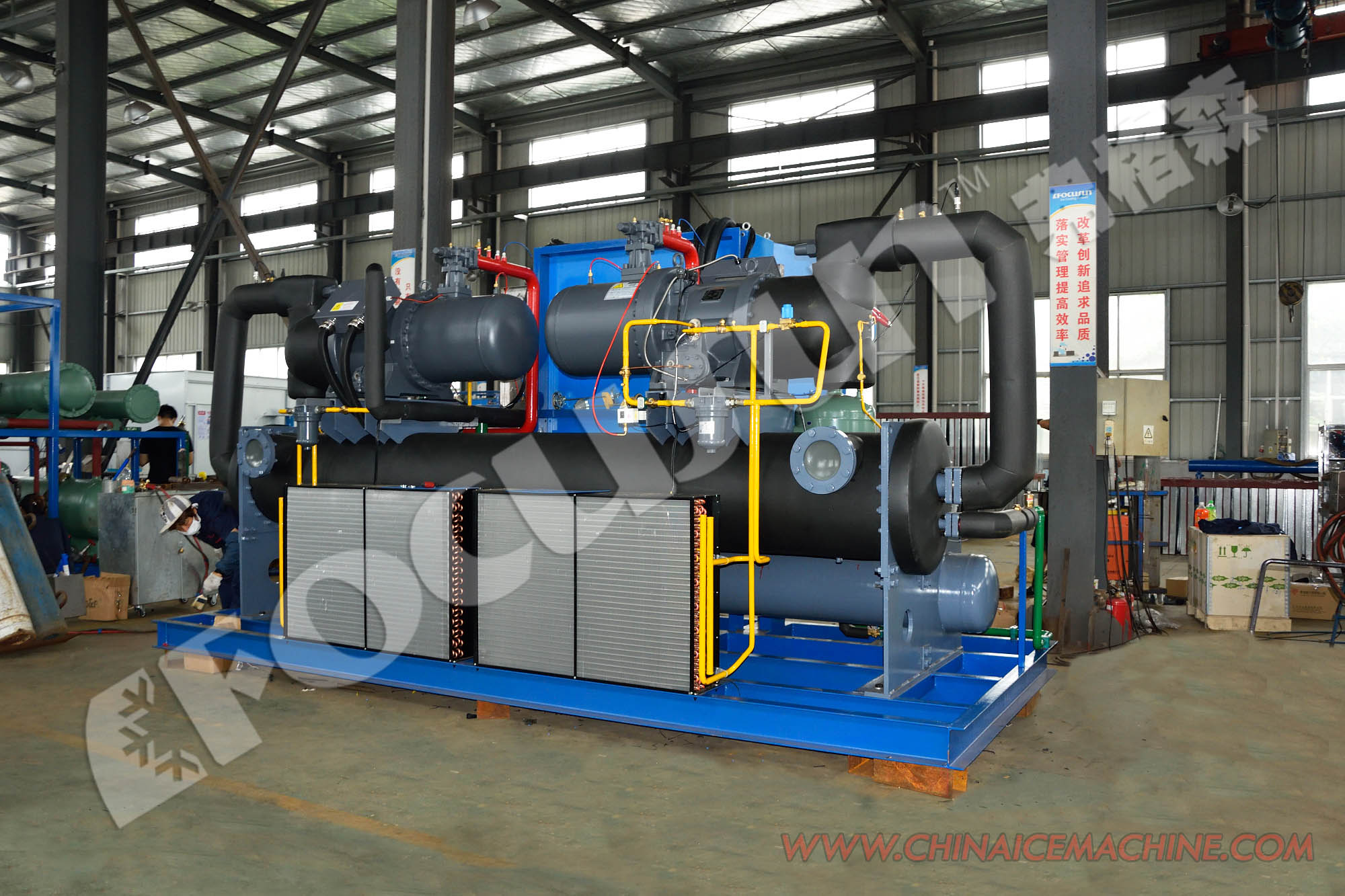 Industrial Food Processing Water Chiller with PLC Control and Advanced Technology