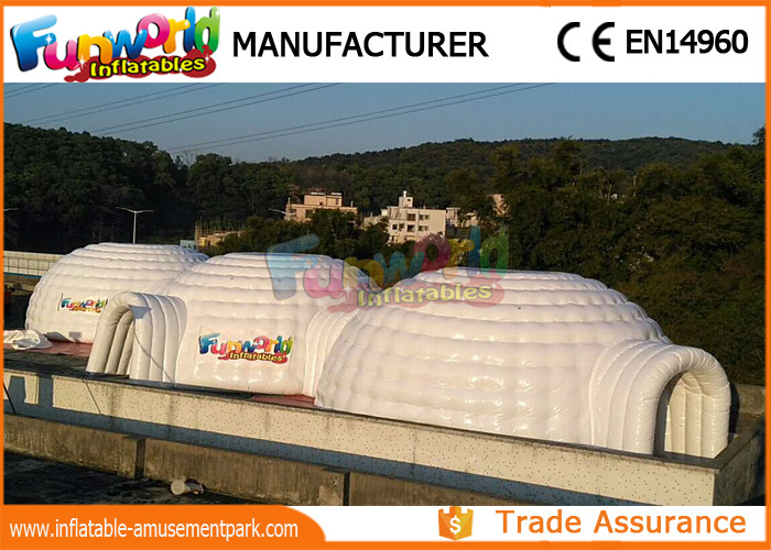 Customized Air Sealed Inflatable Party Tent , Airtight Igloo Dome Tent