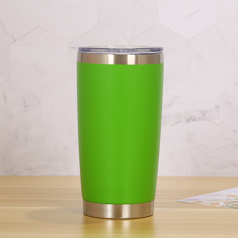 20Oz Travel Tumbler Cup Double Wall Vacuum Insulated Stainless Steel Coffee Cup With Lid