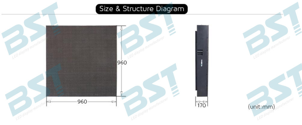 IP65 Waterproof RGB P6 Outdoor Advertising Led Display Screen self Regulation Brightness