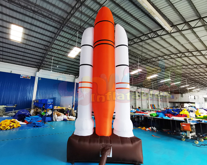 EN71 Multi Red Rocket Air Characters Advertising Inflatables