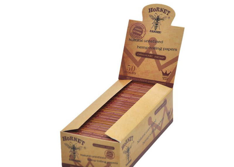 70 Mm Smoking Rolling Paper , Brown Transparent Hemp Rolling Paper