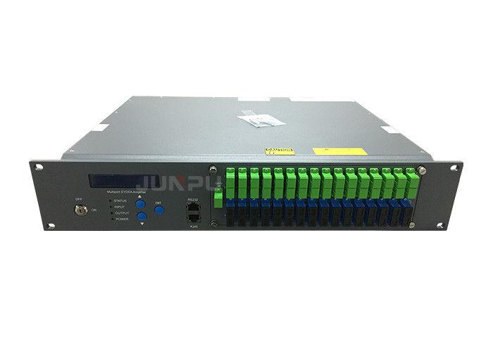Junpu High Power PON EDFA WDM 32 ports 1550nm 20dBm for FTTH CATV