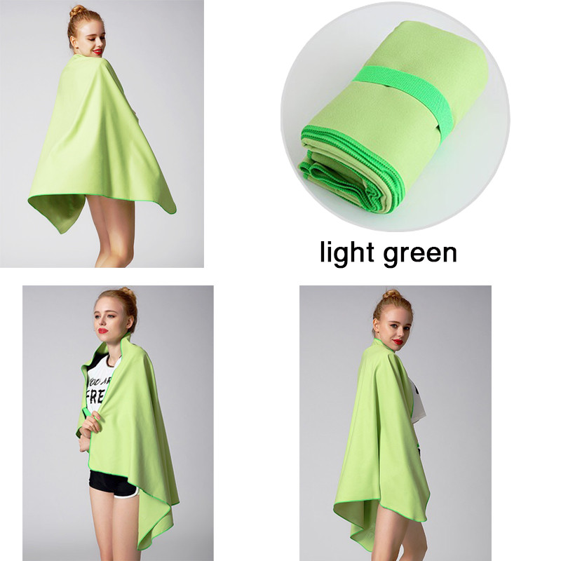 Custom Recycled Quick Dry Microfiber Suede Towel For Summer