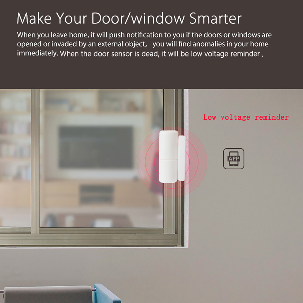 Wireless Door & Window Sensor Pir Motion Detector Wifi&gsm Home Alarm System