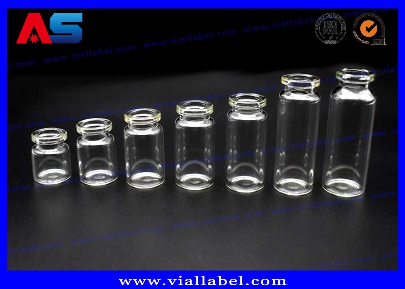 Laboratory Reagent Bottle Glass 3ml With Stopper And Plastic Cap 100pcs / Lot vial glass bottle