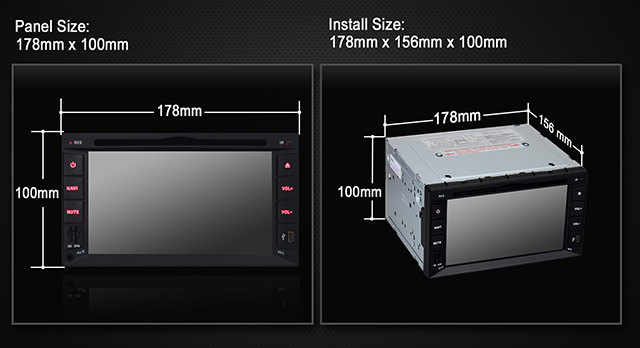 Ouchuangbo Universal Car DVD GPS Navigation Android 4.2 System USB iPod 3G Wifi Radio Player OCB-2815B